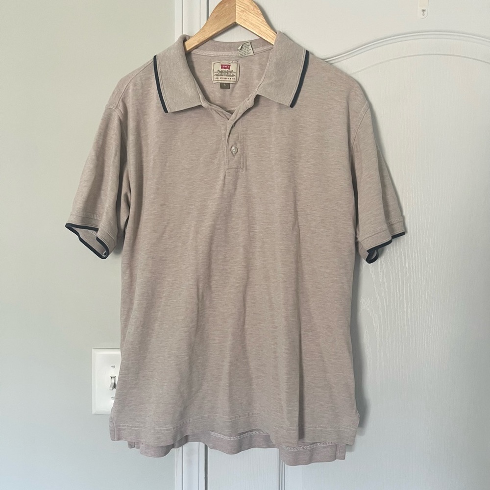 Levi’s | men brown polo shirt - L